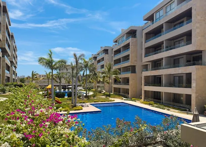 Bright Coastal With Ocean-view Balcony, Gym, Pools, Bbq & Kid's Park Ferienhaus Cabo San Lucas